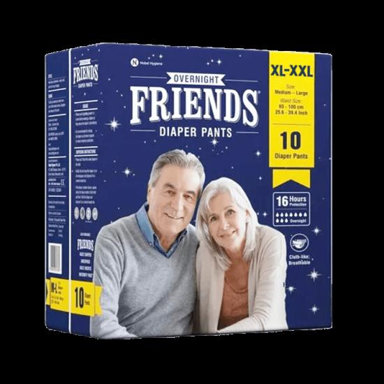 Підгузники-труси для дорослих FRIENDS Overnight XL, 10 шт/пак